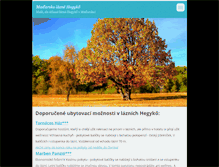 Tablet Screenshot of lazne-hegyko.cz